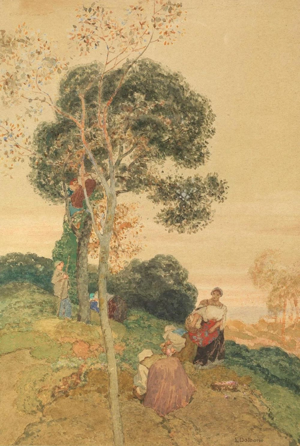 Paesaggio con figure